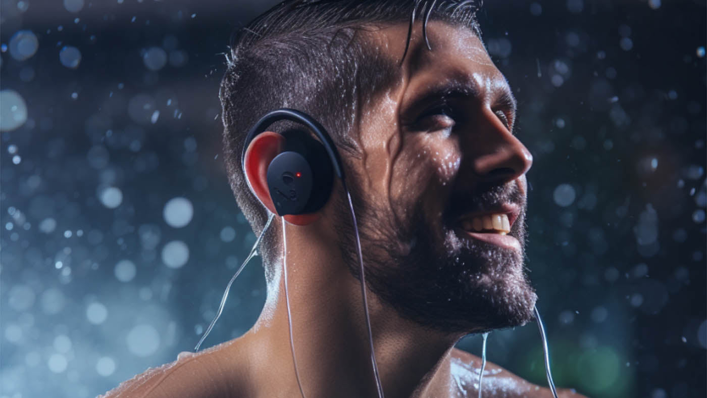 Waterproof earphones for shower sale