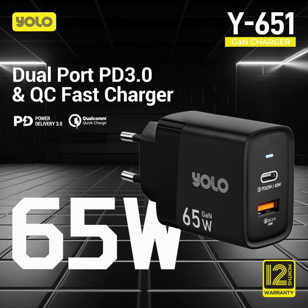 Y-651 GaN Charger