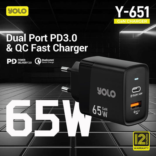 Y-651 GaN Charger