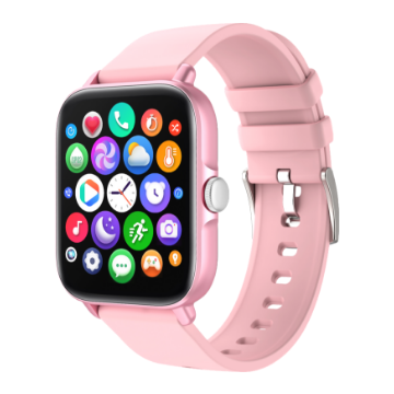 pink smart watch - yolo watch pro