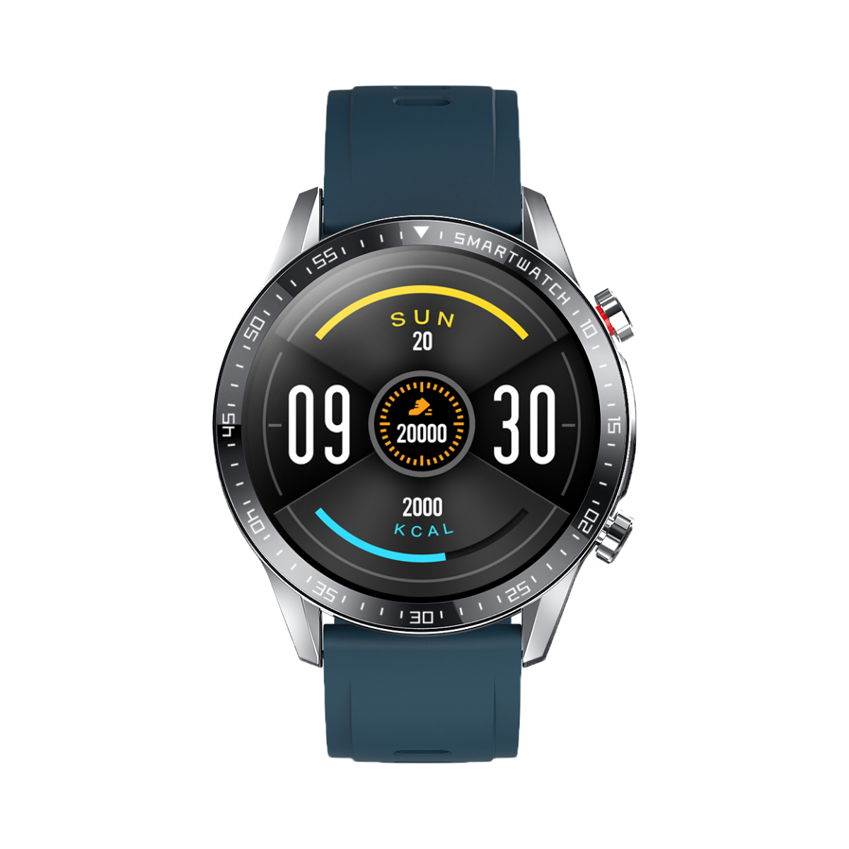 watch face of yolo fortuner in moss blue