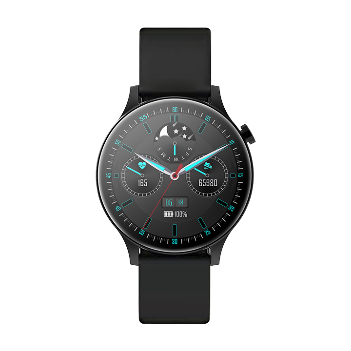 yolo thunder smart watch in black